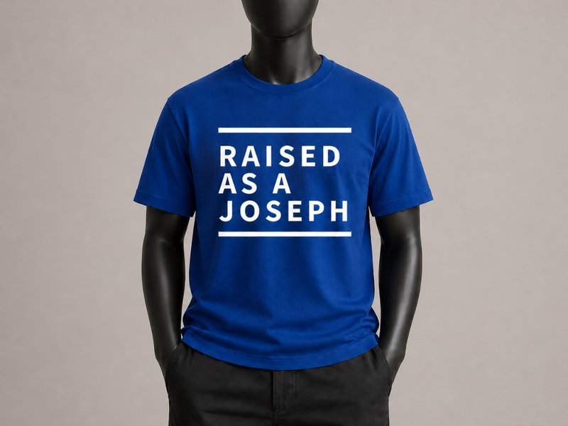“Raised As A Joseph” Branded T-shirt by Aṣọ Ìyè.ng